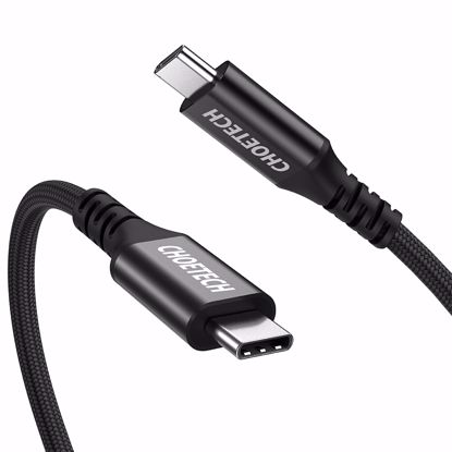 Picture of Choetech Choetech Premium USB-C to USB-C Cable 2m in Braided Black