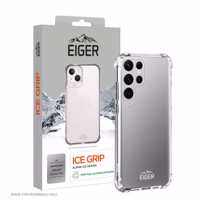 Picture of Eiger Eiger Ice Grip Case for Samsung Galaxy S22 Ultra in Clear