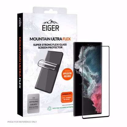 Picture of Eiger Eiger Mountain Ultraflex Flexiglass Screen Protector 3D for Samsung Galaxy S22 Ultra